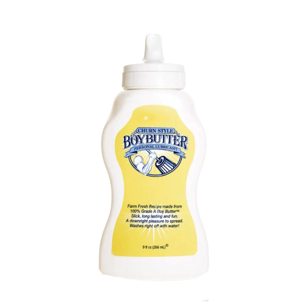 Boy Butter Original Formula 9oz, long-lasting coconut-based lubricant in squeeze bottle