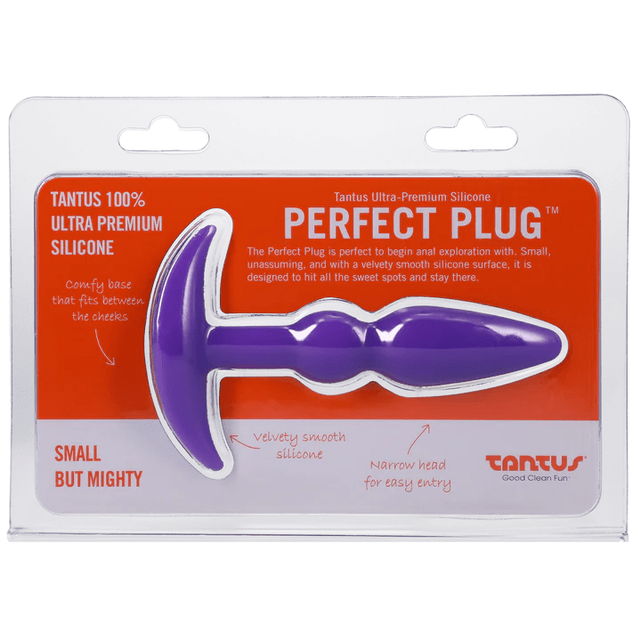 Tantus Silicone Perfect Butt Plug Purple