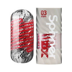 Tenga Spinner DX 03 Steps, internal texture stroker, male solo toy, black case