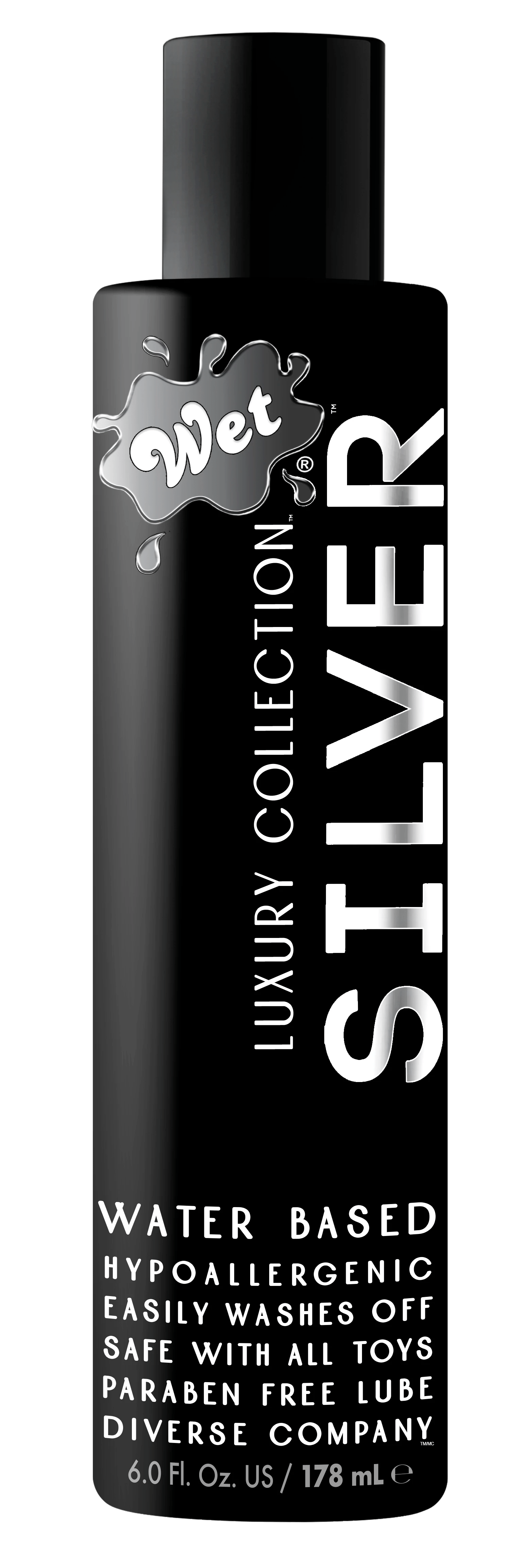 Silver Water Based 6 Fl. Oz/178mL