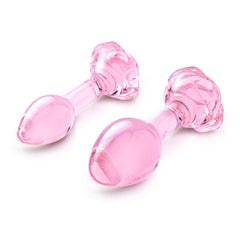 Pink Roses Glass Training Set