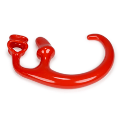 ALIEN TAIL, butt plug + sling, RED