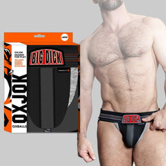 BULGER, the big pouch jock, BLACK IRON, X-LARGE