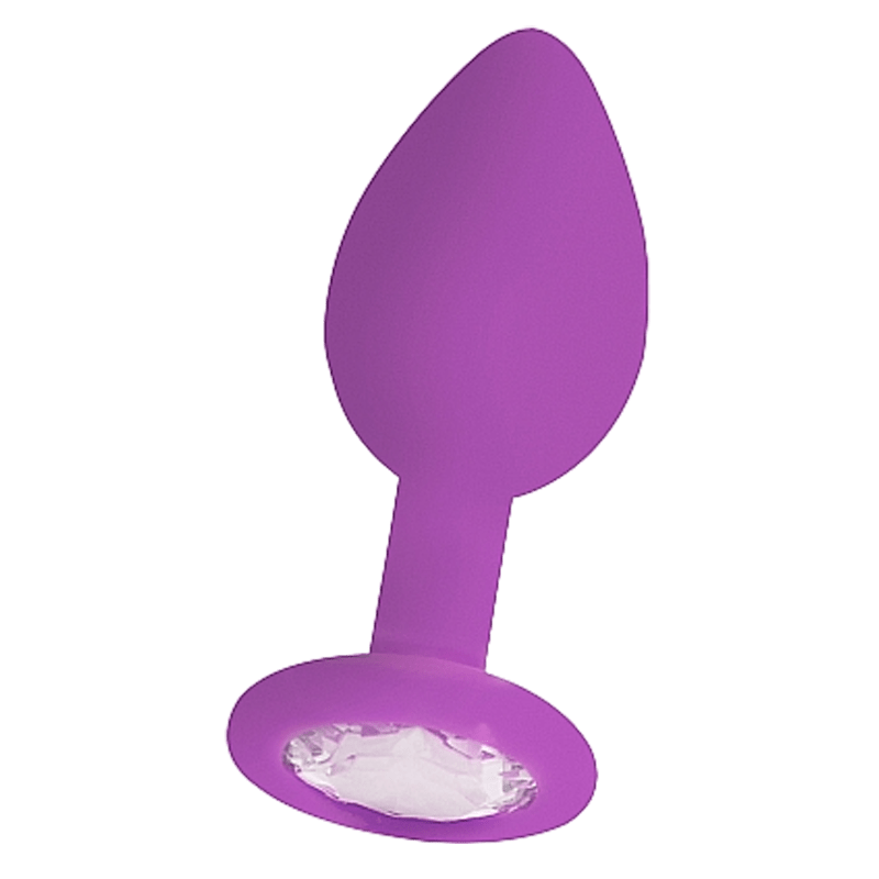 Diamond Butt Plug Regular Purple