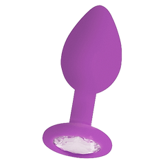 Diamond Butt Plug Regular Purple