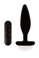 Egon Vibrating Butt Plug Black