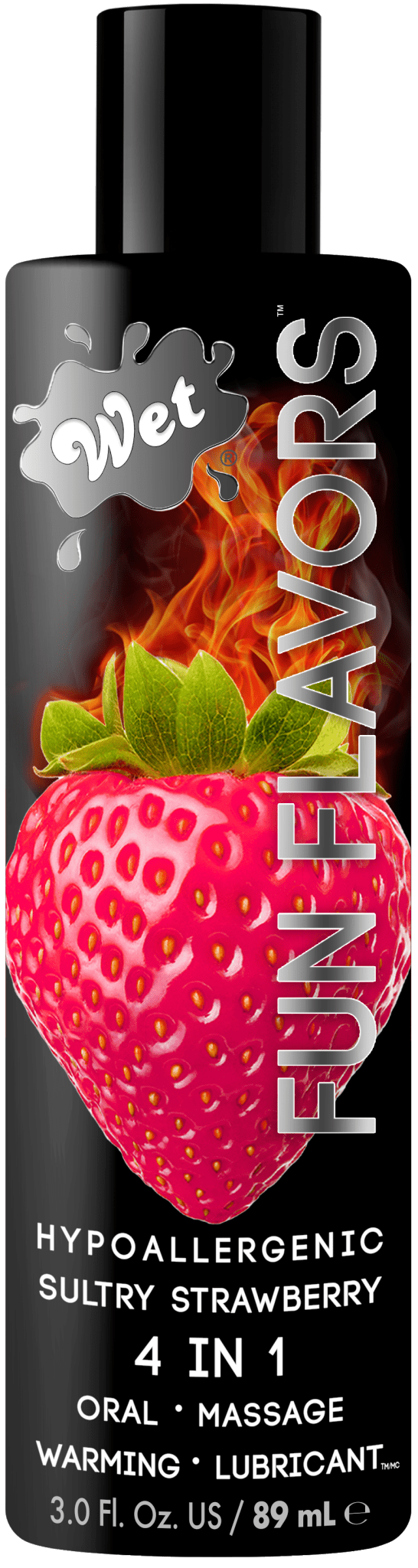Fun Flavors Sexy Strawberry 4 in 1 3oz