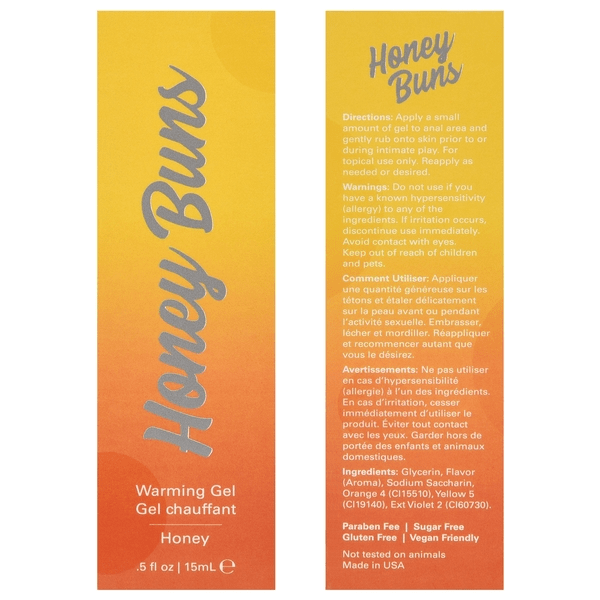 HONEY BUNS Warming Arousal Gel Honey .5oz | 15mL