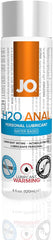 JO H2O Anal - Warming - Lubricant 4 floz / 120 mL