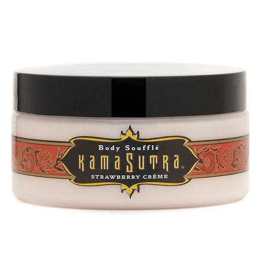 Body Soufflé Kissable Body Cream Strawberry Crème (7.5oz) by Kama Sutra, premium design, discreet shipping