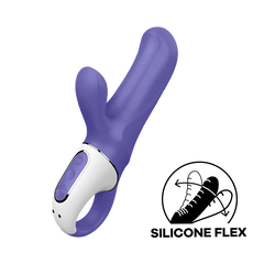 Satisfyer Magic Bunny, silicone dual motor vibrator, pink, G-spot friendly