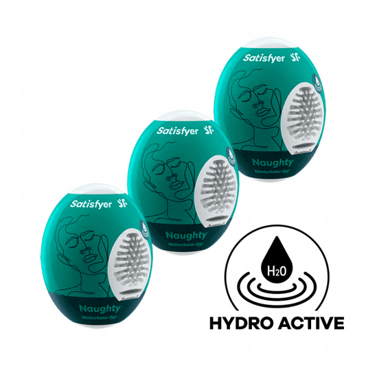 Masturbator Egg 3er Set (Naughty) Dark Green