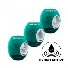 Masturbator Egg 3er Set (Naughty) Dark Green