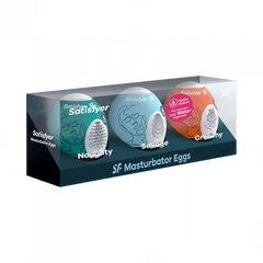 Masturbator Egg 3er Set (Naughty, Savage, Crunchy) Assorted