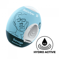 Masturbator Egg Single (Savage) Light Blue