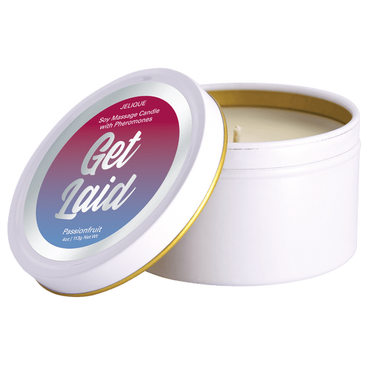 MOOD CANDLES Get Laid - Pheromone Massage Candle Passion Fruit 4oz | 113g