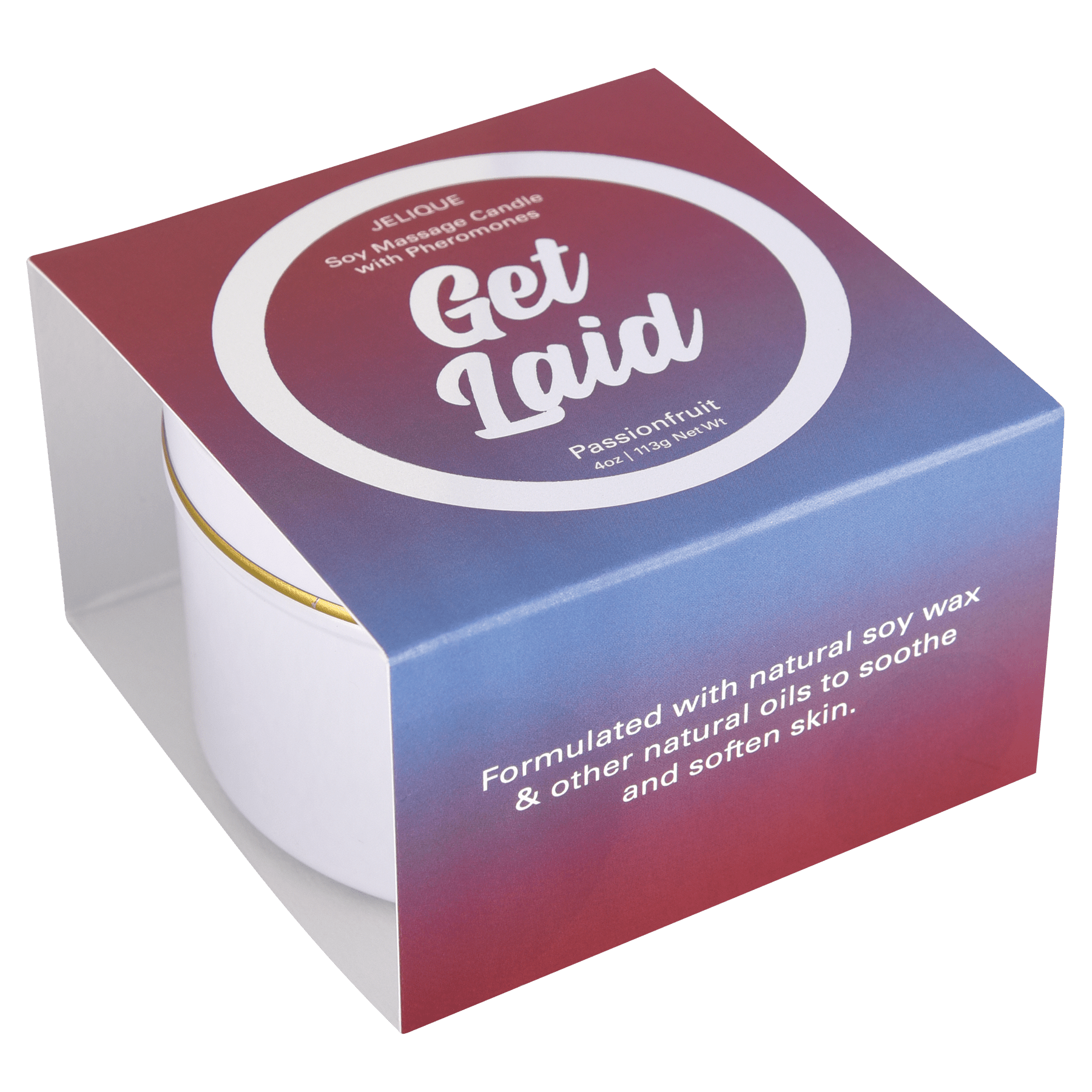 MOOD CANDLES Get Laid - Pheromone Massage Candle Passion Fruit 4oz | 113g