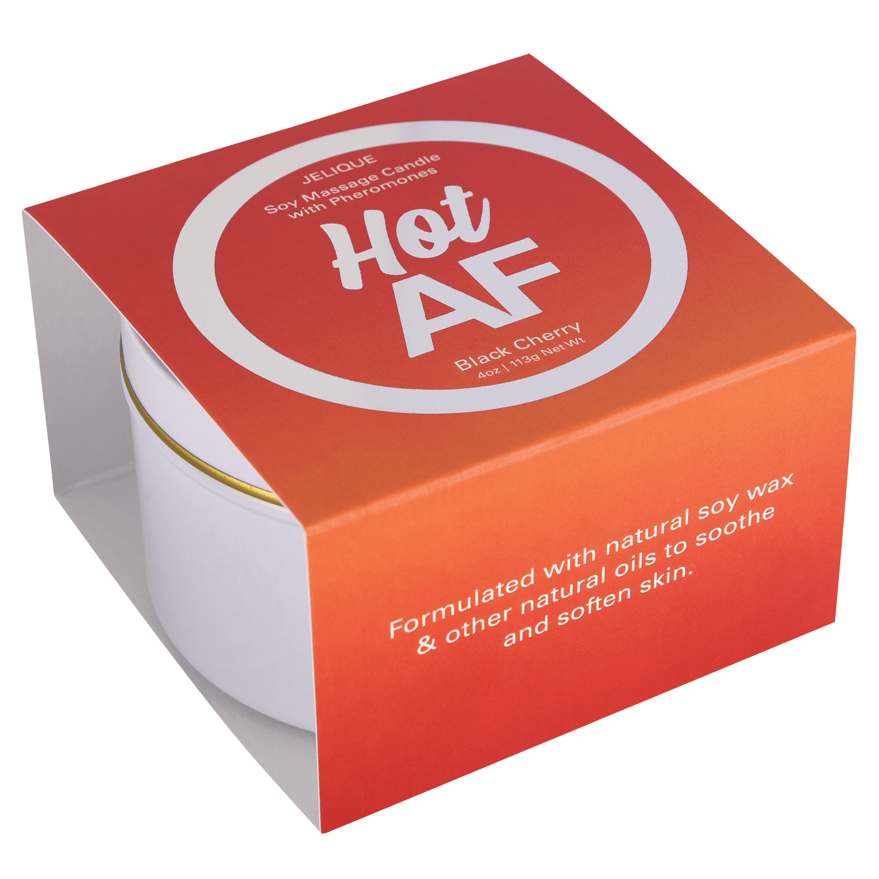 MOOD CANDLES Hot AF - Pheromone Massage Candle Black Cherry 4oz | 113g
