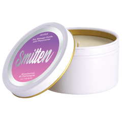 MOOD CANDLES Pheromone Soy Massage Candles Strawberry & Champagne 4oz | 113g