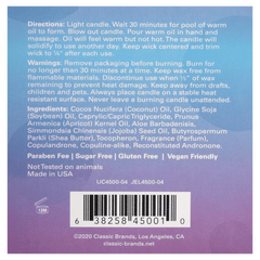 MOOD CANDLES Pheromone Soy Massage Candles Vanilla Sugar 4oz | 113g