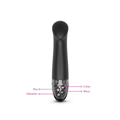 Mystim Right on Ron eStimVibrator, Black