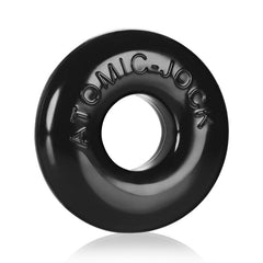 Oxballs RINGER, 3-pack of DO-NUT-1 - BLACK