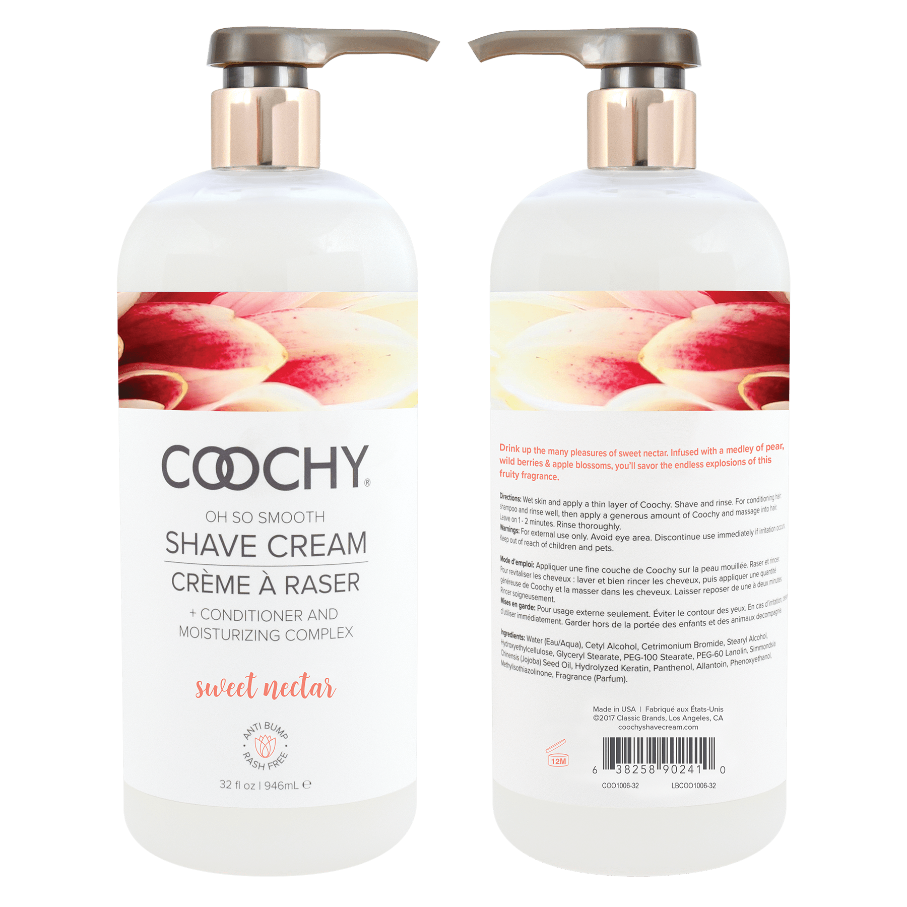 Shave Cream - Sweet Nectar 32oz | 946mL