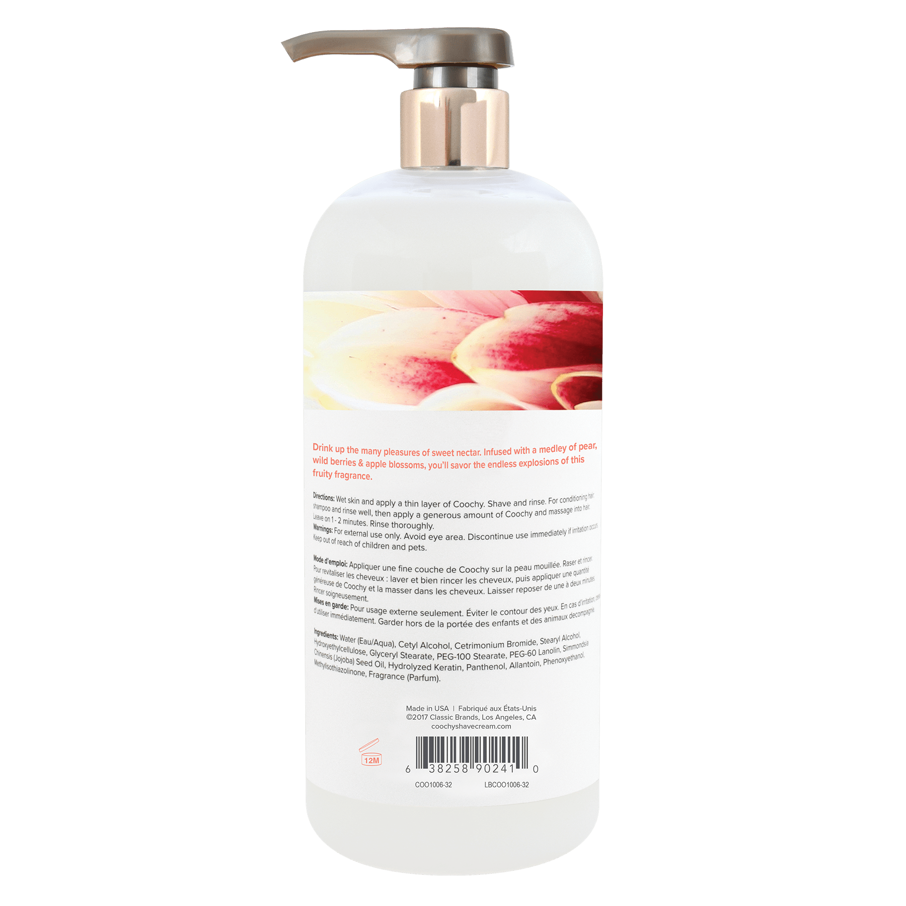 Shave Cream - Sweet Nectar 32oz | 946mL