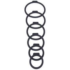 Silicone O Ring Harness Set Tantus