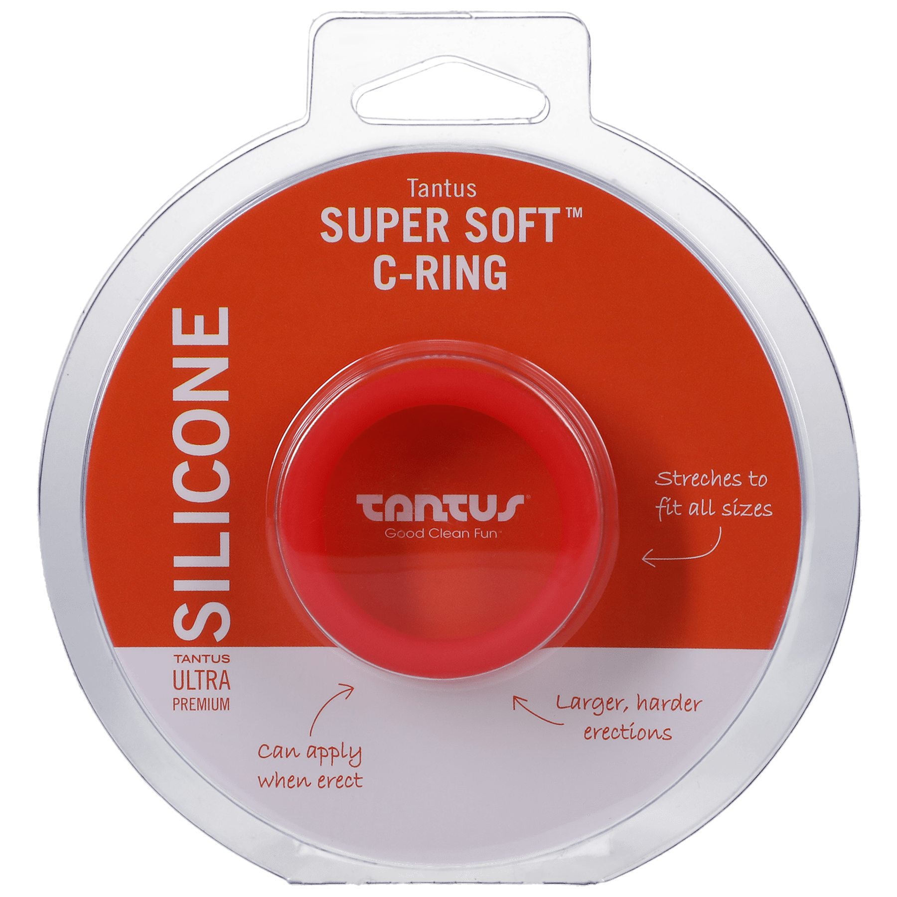 Super Soft Cock Ring Red