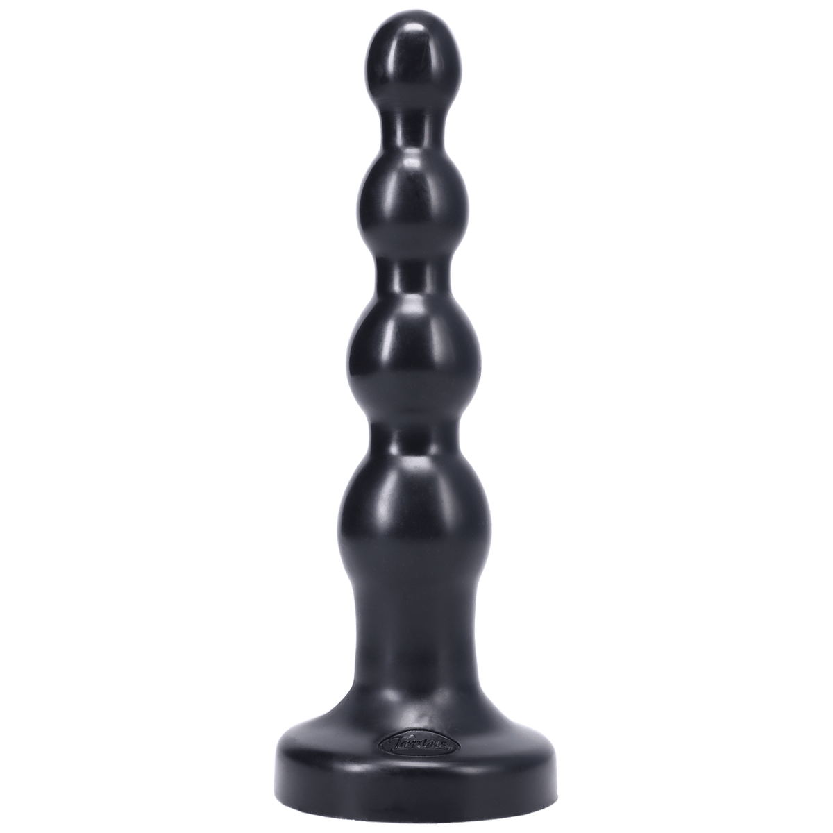 Tantus Silicone Large Ripple Butt Plug Black