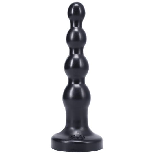 Tantus Silicone Large Ripple Butt Plug Black