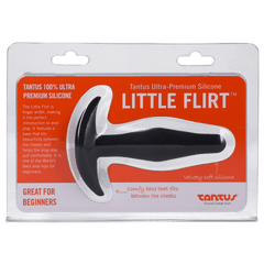 Tantus Silicone Little Flirt Butt Plug Black
