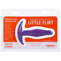 Tantus Silicone Little Flirt Butt Plug Purple Haze