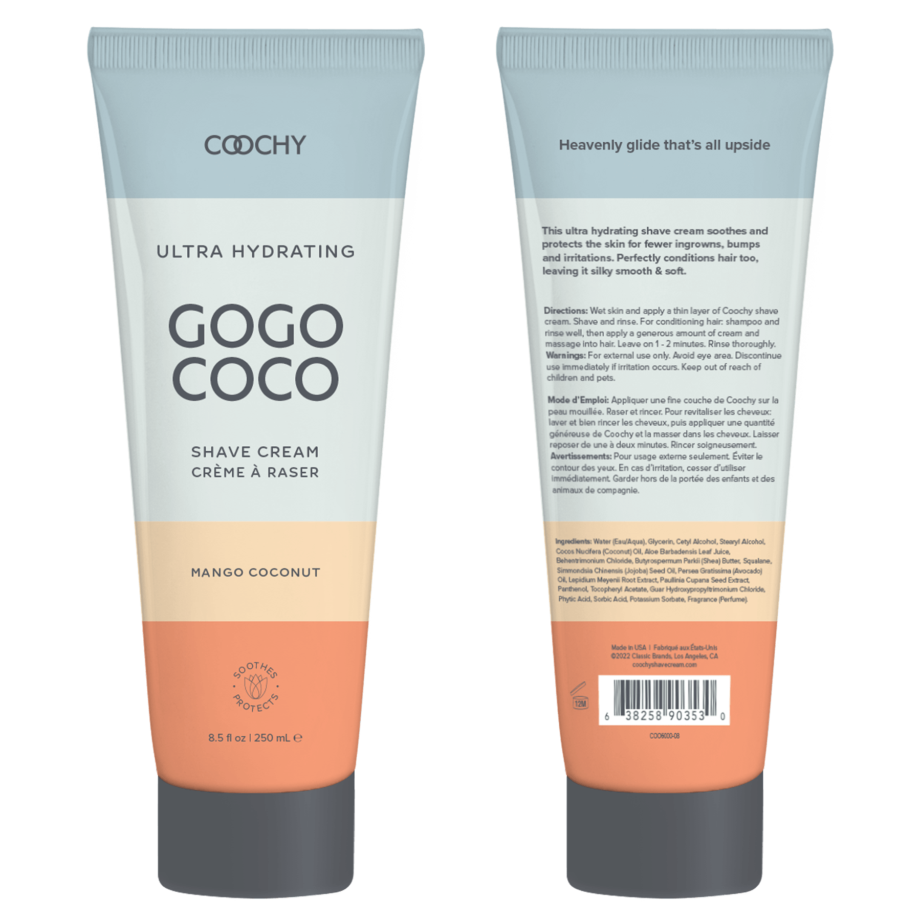 Ultra Hydrating Mango Coconut  Shave Cream 8.5oz