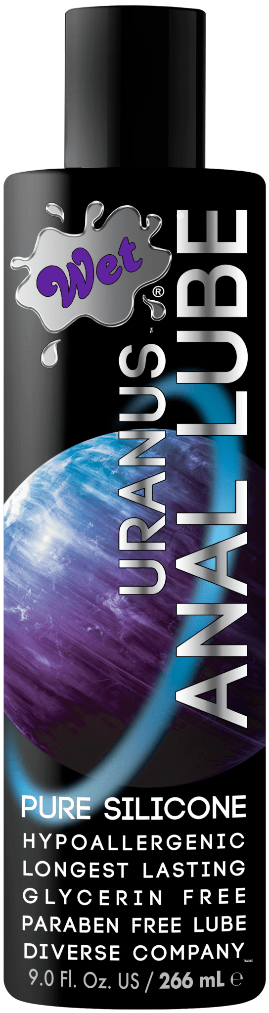Uranus Silicone Based Anal Sex Lube 9 Ounce