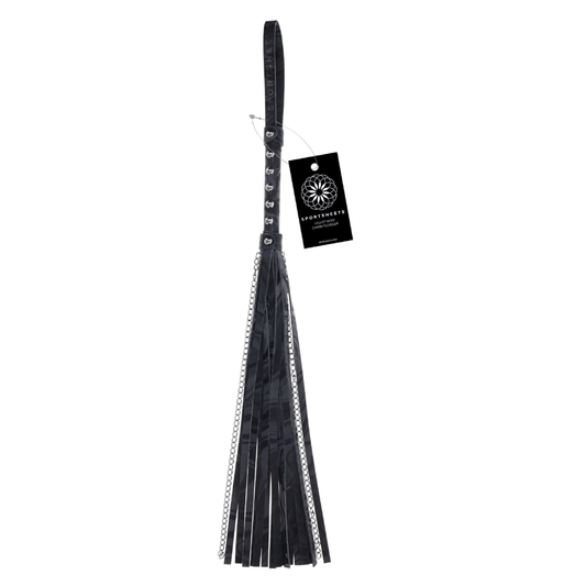 Velvet Noir Chain Flogger