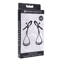 Velvet Noir Tuggable Nipple Clamps
