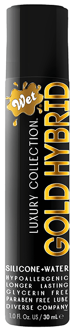Wet® Gold Hybrid Water Silicone Blend 1 Fl. Oz./30mL